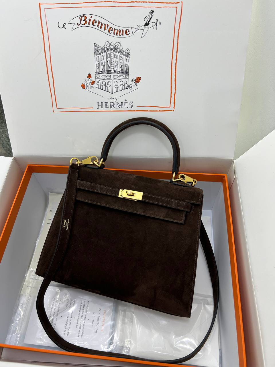 СУМКА HERMES KELLY 25 детальное фото