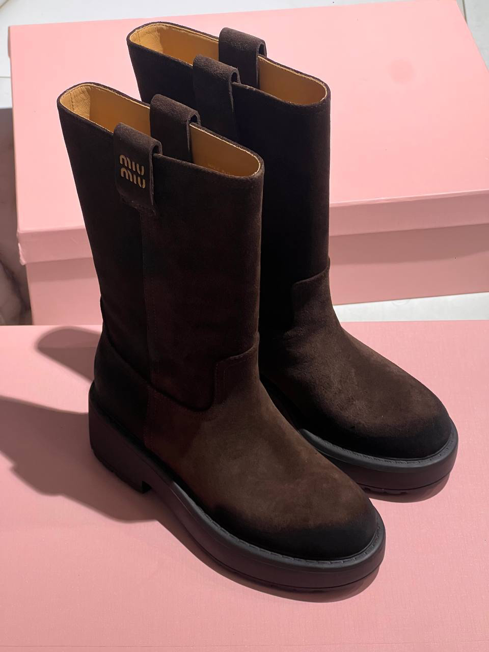САПОГИ MIU MIU детальное фото