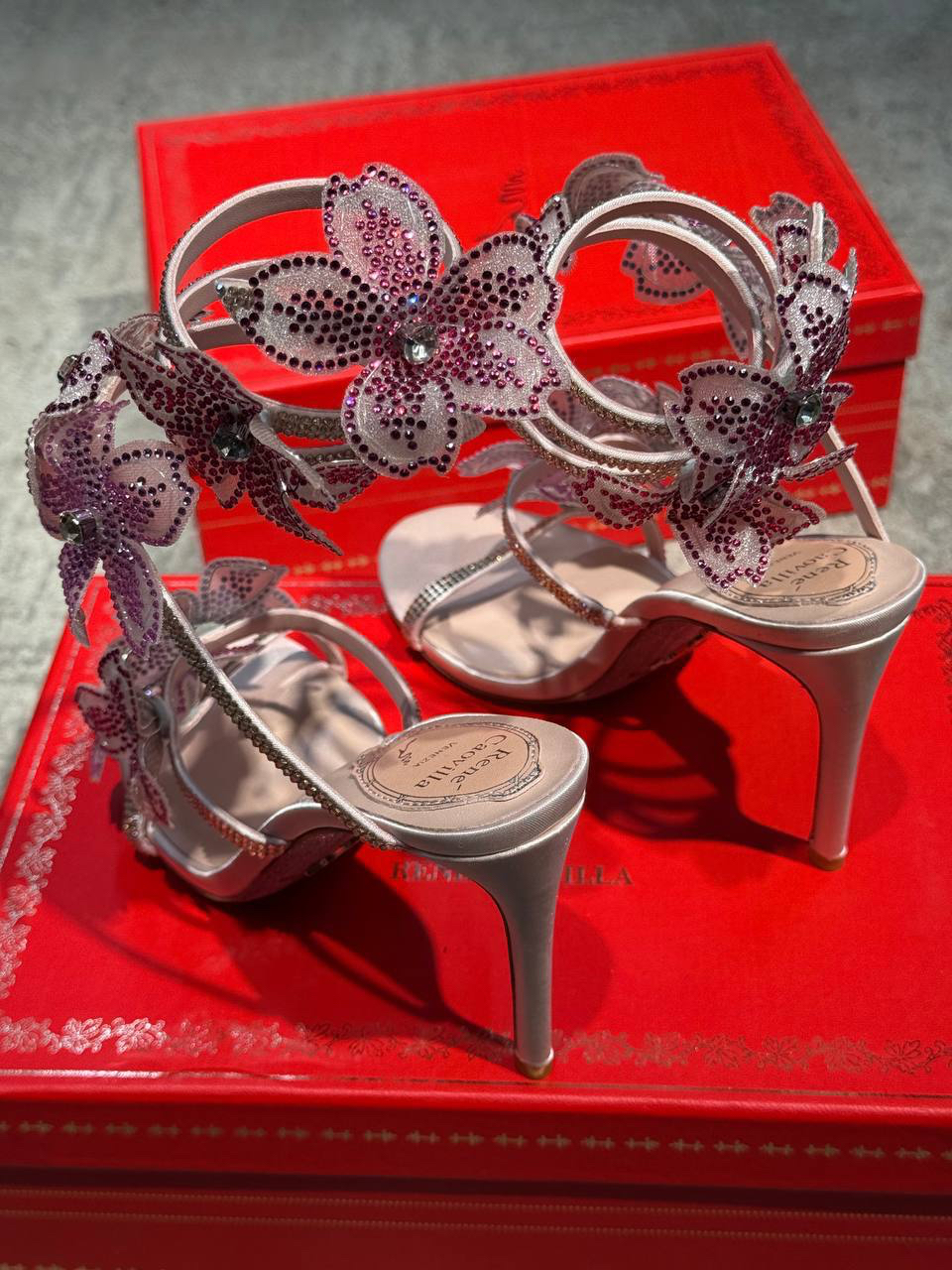 БОСОНОЖКИ RENE CAOVILLA детальное фото