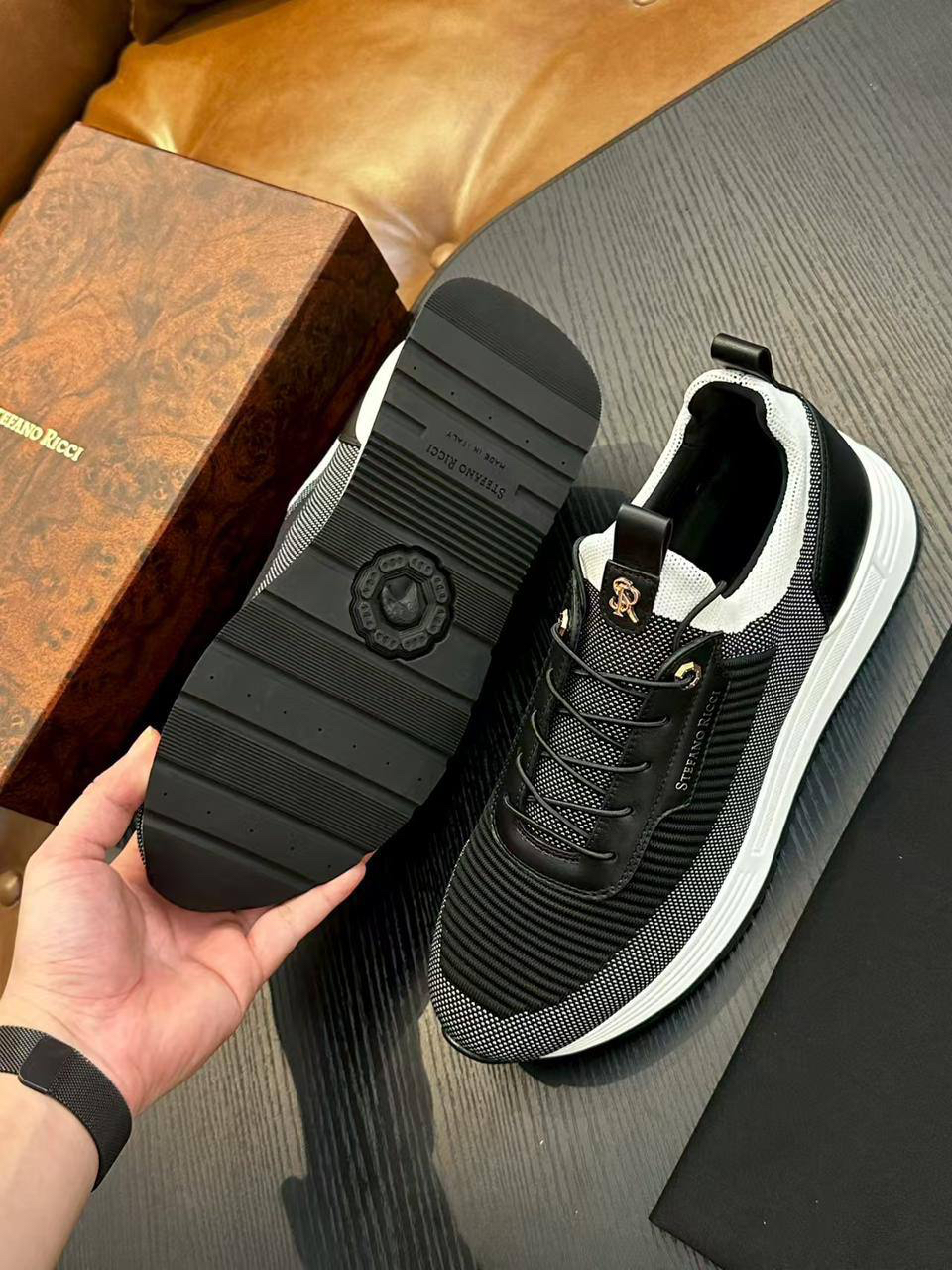 МУЖСКИЕ КРОССОВКИ STEFANO RICCI детальное фото