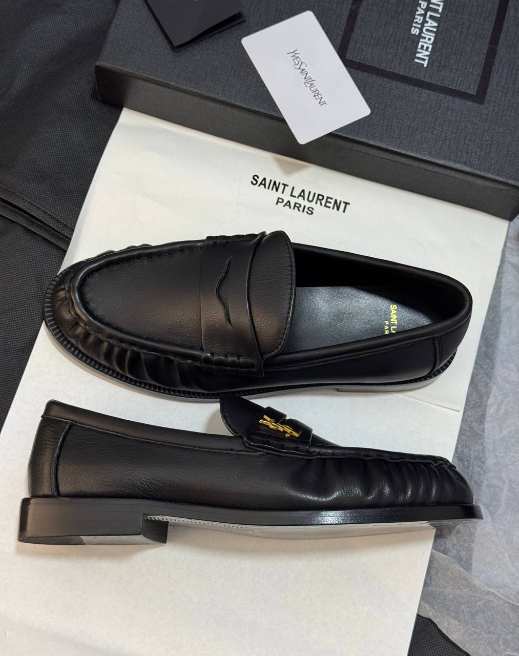ЛОФЕРЫ SAINT LAURENT детальное фото
