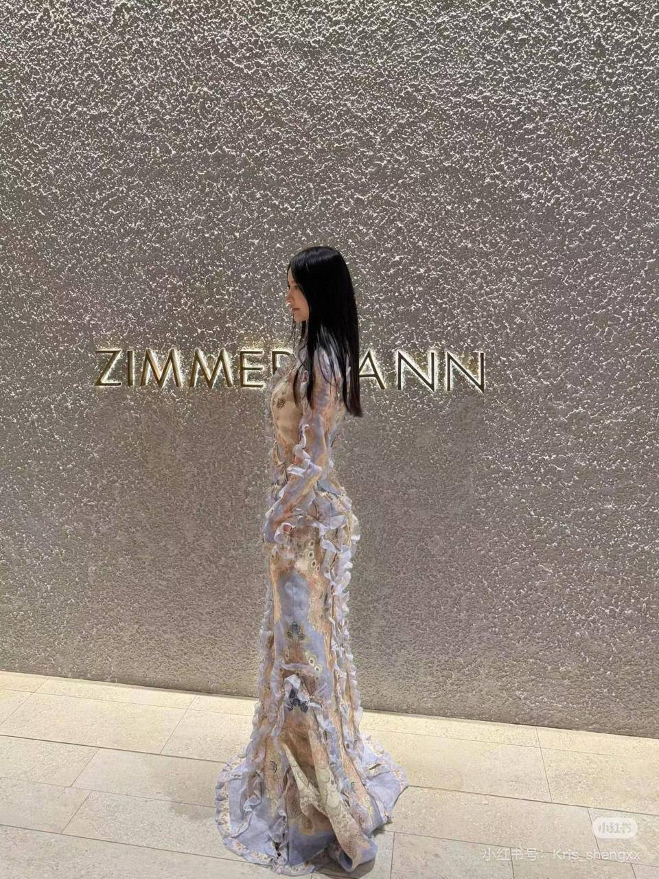 ПЛАТЬЕ ZIMMERMANN детальное фото