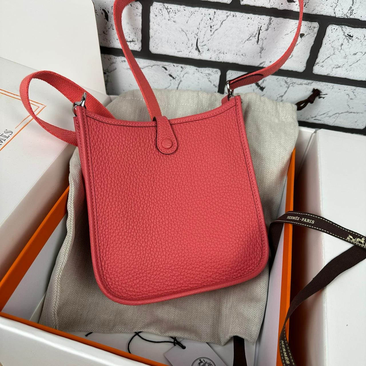 СУМКА HERMES EVELYNE MINI детальное фото