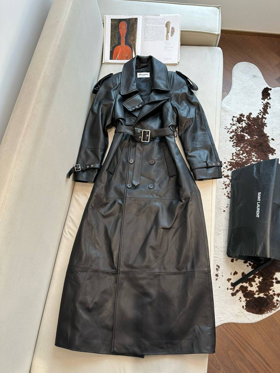 ПЛАЩ SAINT LAURENT детальное фото