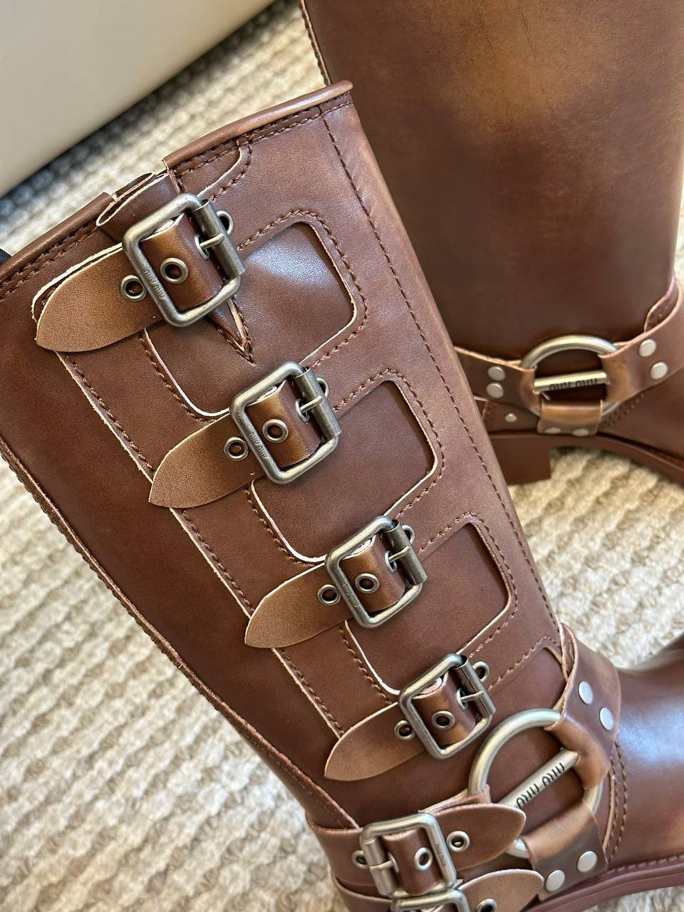 САПОГИ MIU MIU детальное фото