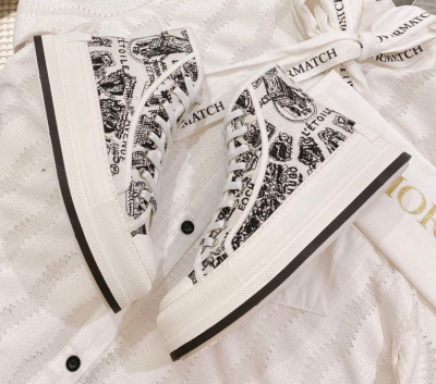 КЕДЫ ВЫСОКИЕ CHRISTIAN DIOR фото