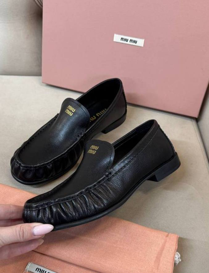 ЛОФЕРЫ MIU MIU детальное фото