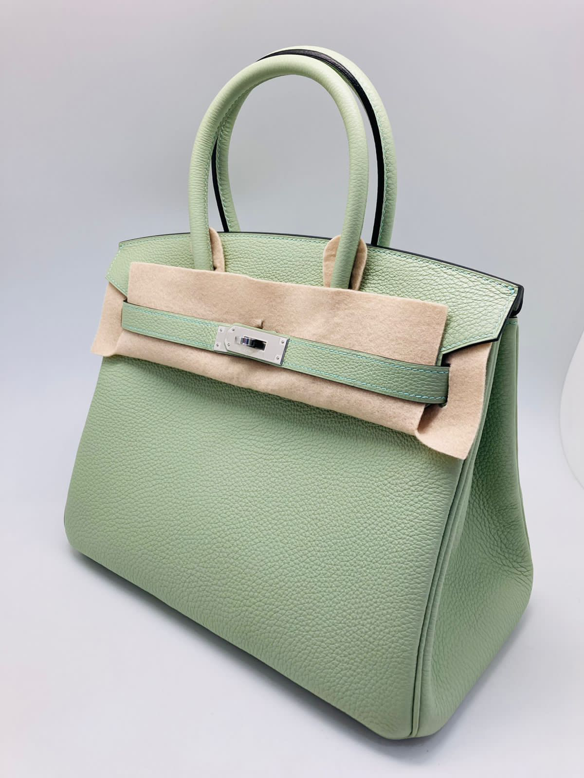 СУМКА HERMES BIRKIN 30 ручная работа детальное фото