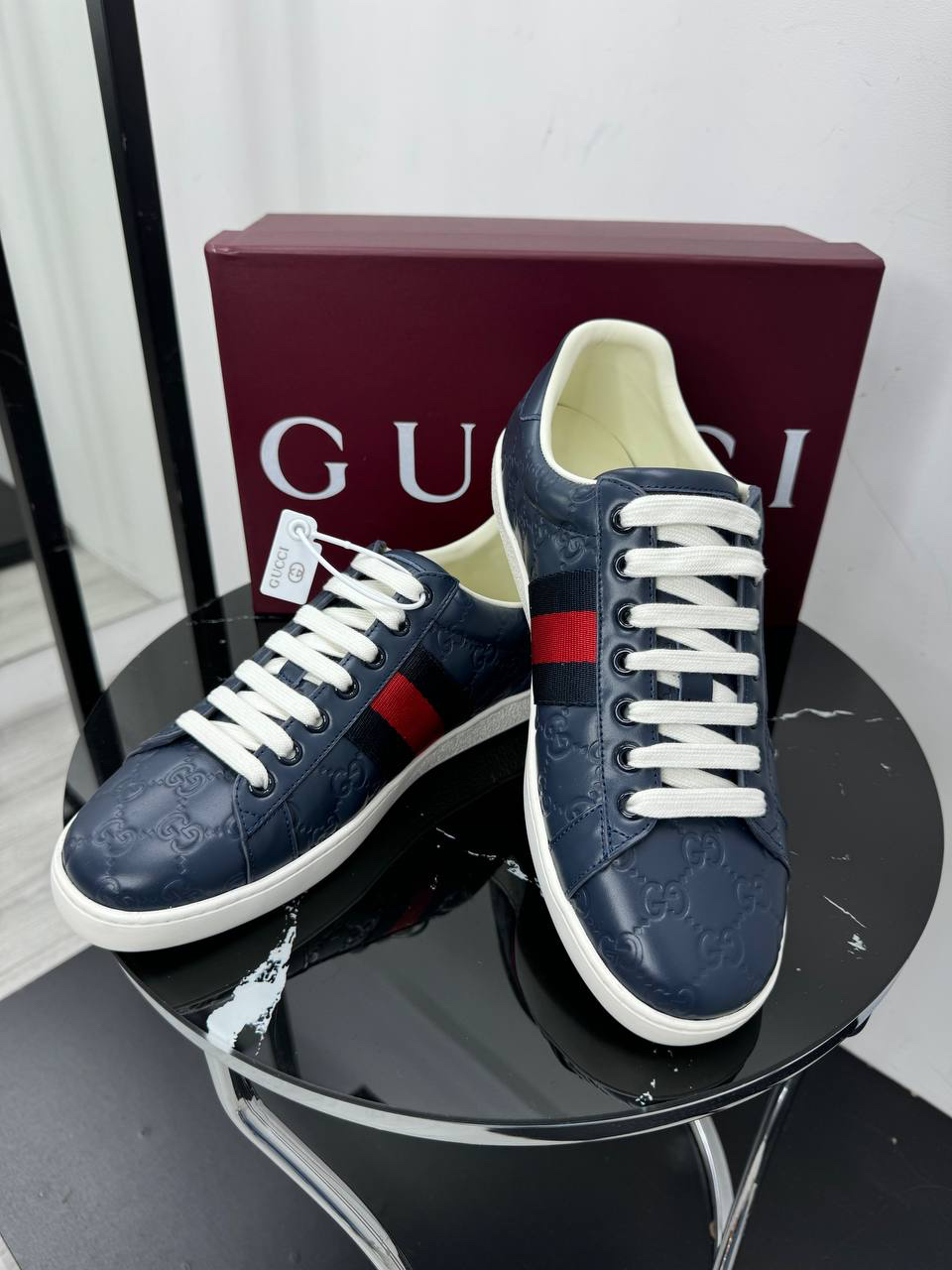 МУЖСКИЕ КЕДЫ GUCCI детальное фото