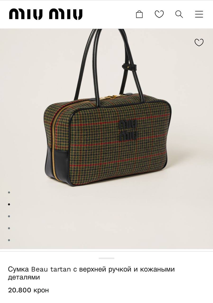 СУМКА MIU MIU детальное фото