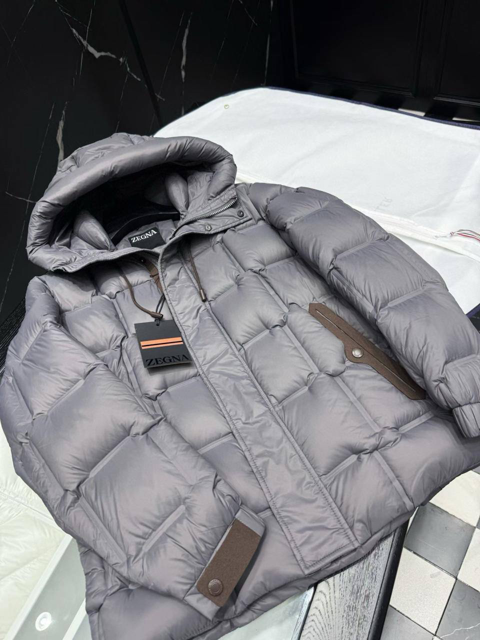 МУЖСКОЙ ПУХОВИК ZEGNA детальное фото
