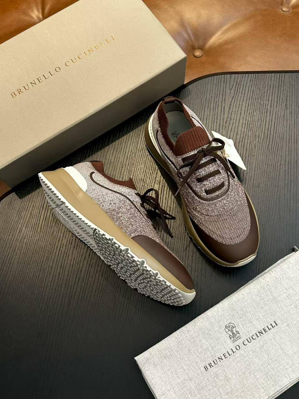 МУЖСКИЕ КРОССОВКИ BRUNELLO CUCINELLI детальное фото