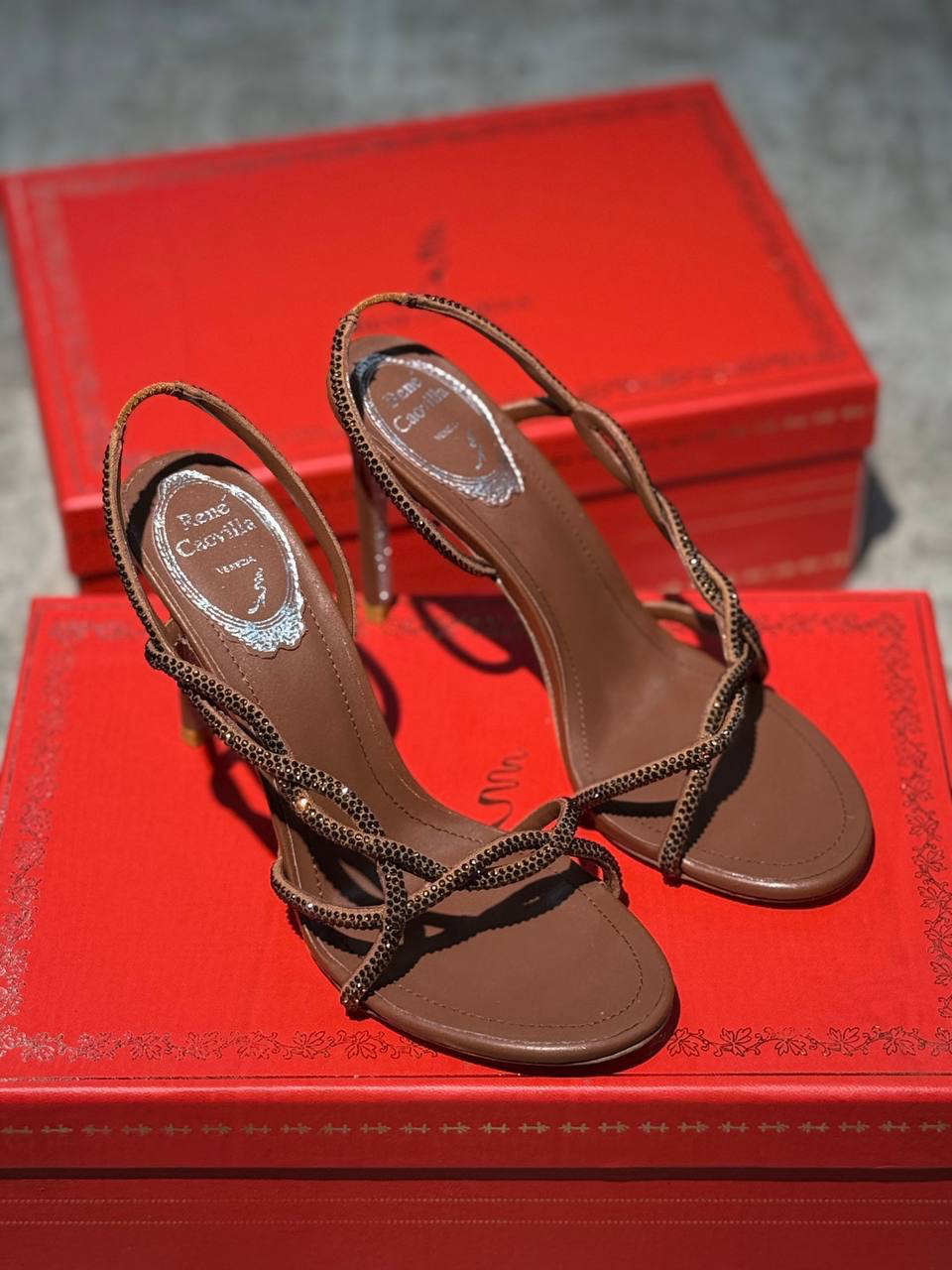 БОСОНОЖКИ RENE CAOVILLA детальное фото
