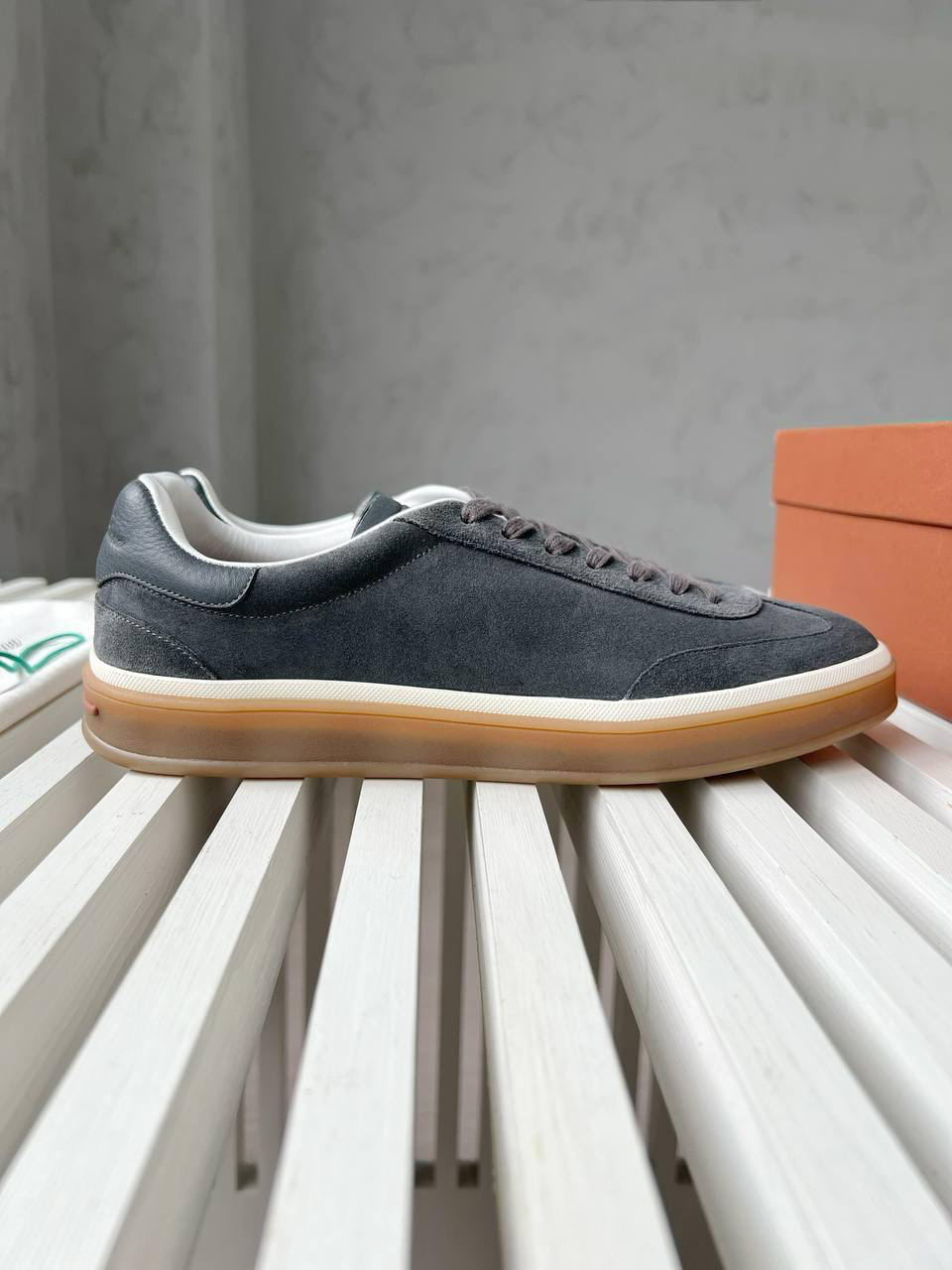 МУЖСКИЕ КЕДЫ LORO PIANA детальное фото