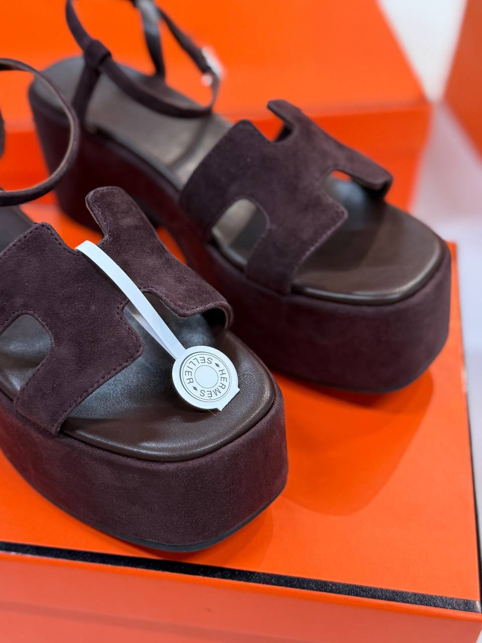 БОСОНОЖКИ HERMES детальное фото