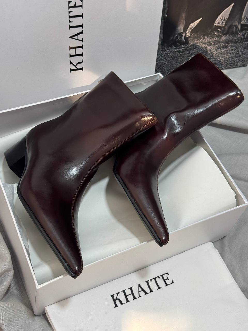 БОТИЛЬОНЫ KHAITE детальное фото