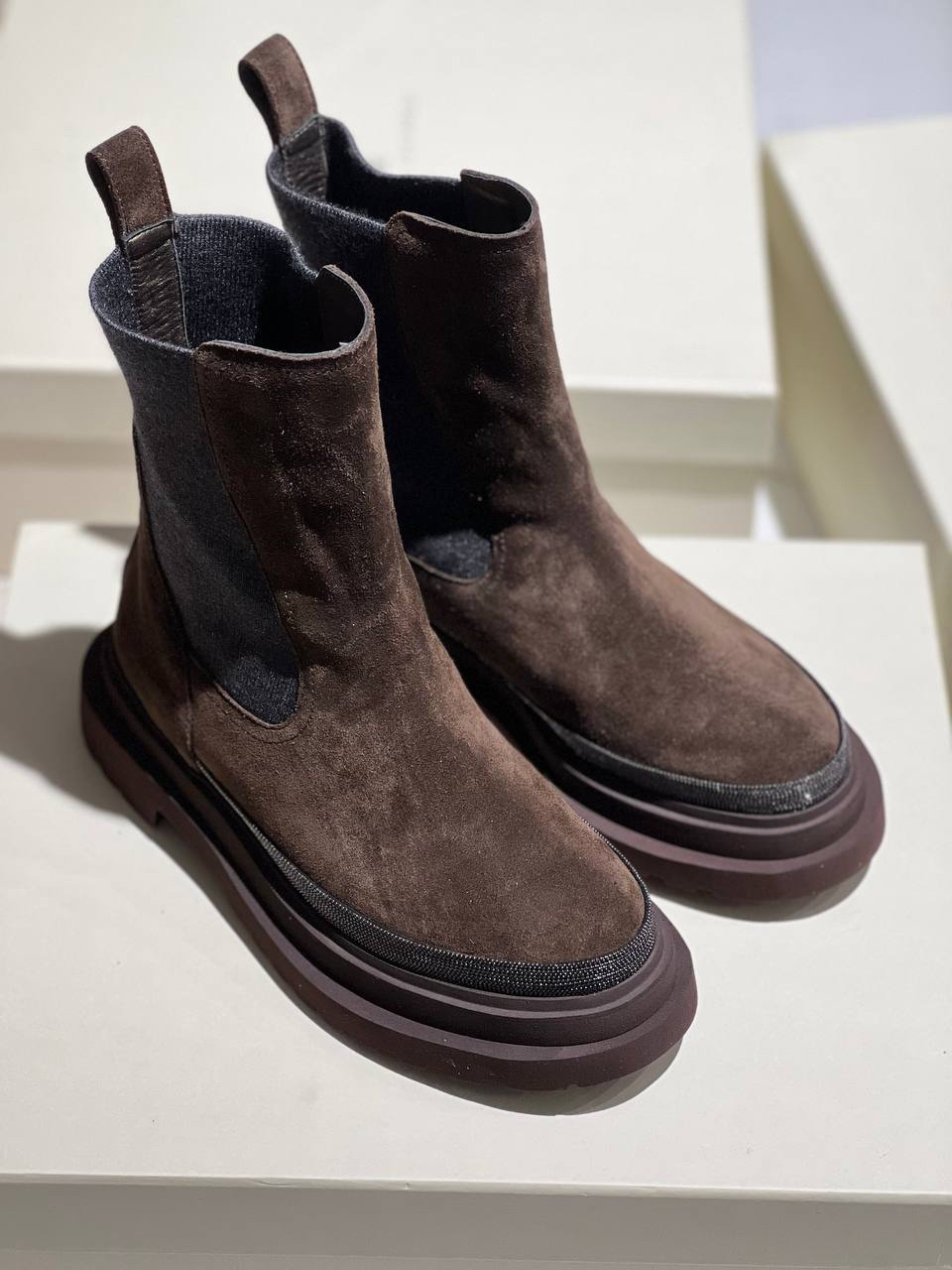 БОТИНКИ BRUNELLO CUCINELLI детальное фото