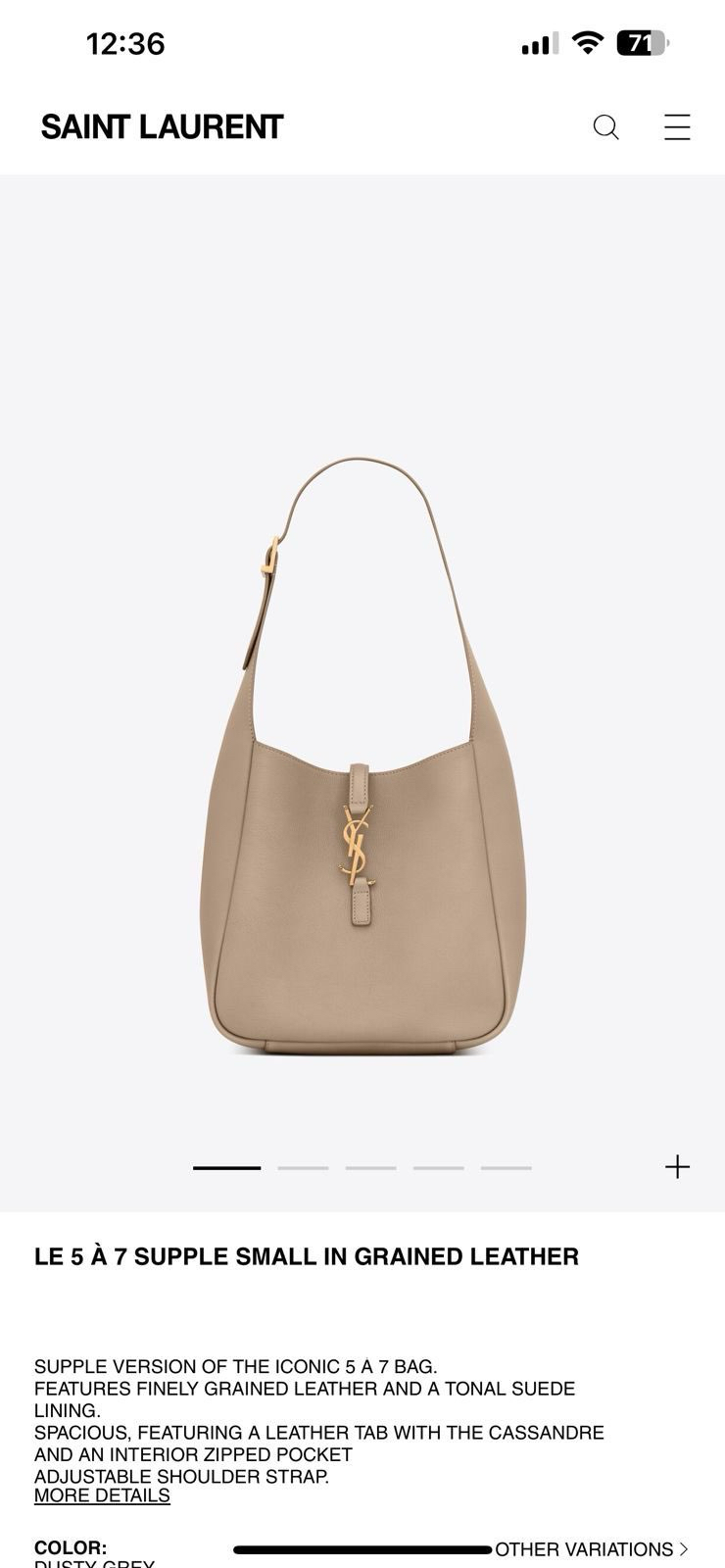 СУМКА SAINT LAURENT детальное фото