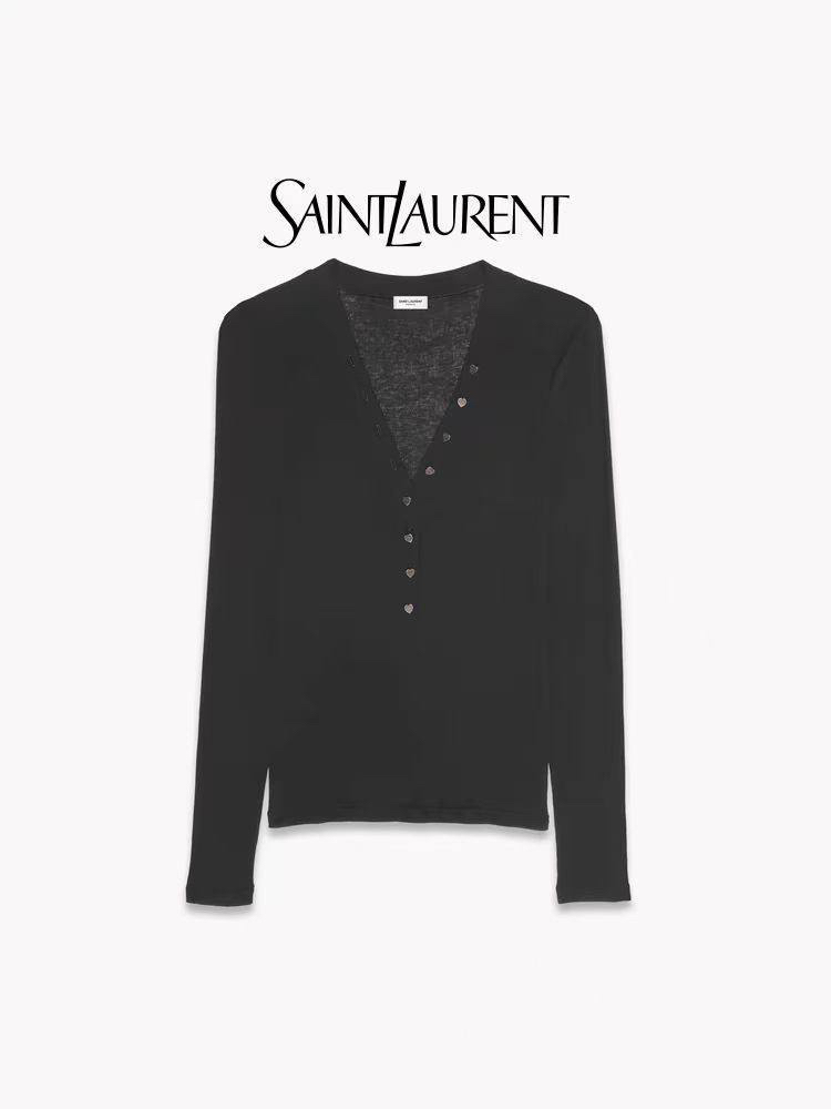 ЛОНГСЛИВ SAINT LAURENT детальное фото