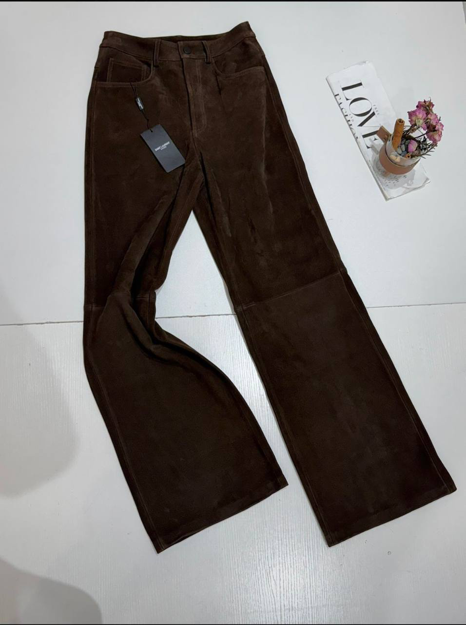 БРЮКИ SAINT LAURENT детальное фото