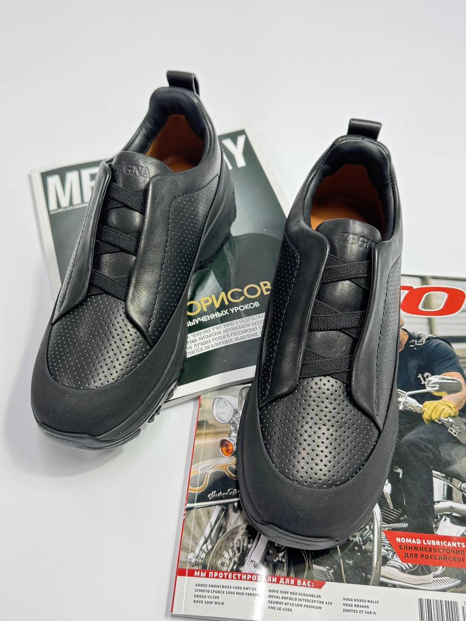 МУЖСКИЕ КРОССОВКИ ZEGNA детальное фото