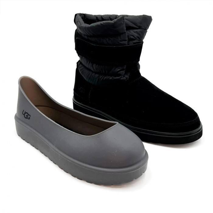 МУЖСКИЕ УГГИ UGG MENS CLASSIC SHORT PULL ON BLACK детальное фото
