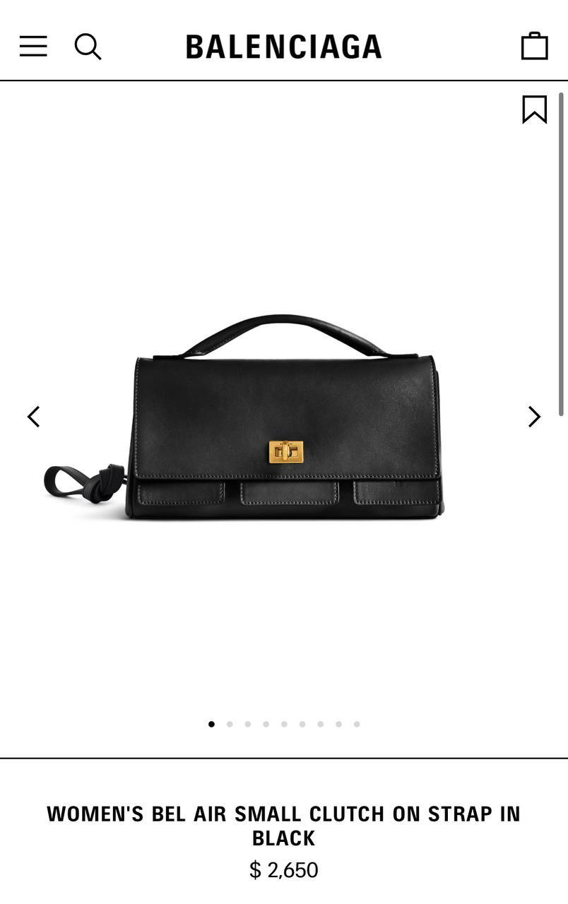 СУМКА BALENCIAGA BEL AIR детальное фото