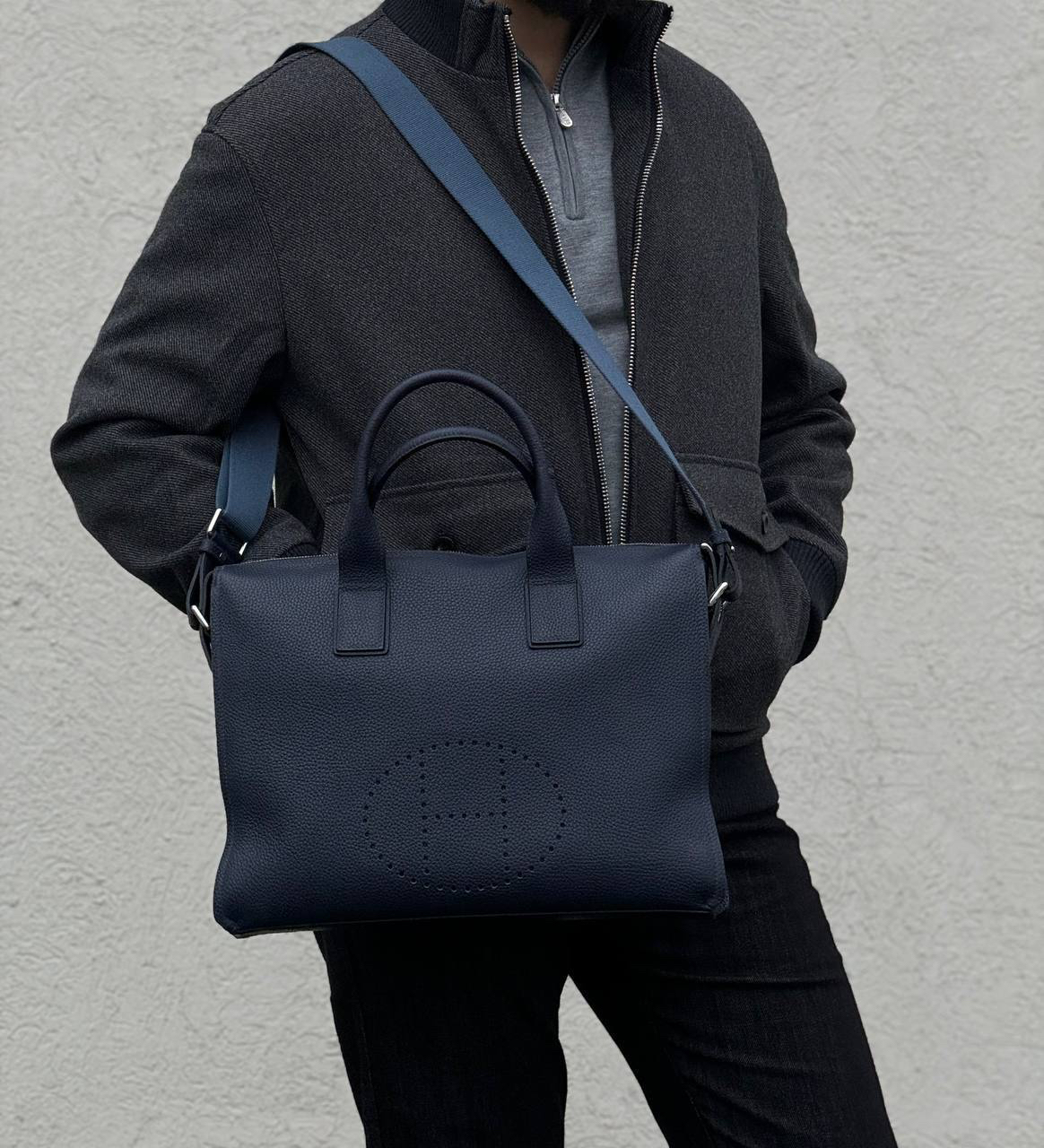 МУЖСКОЙ ПОРТФЕЛЬ HERMES детальное фото