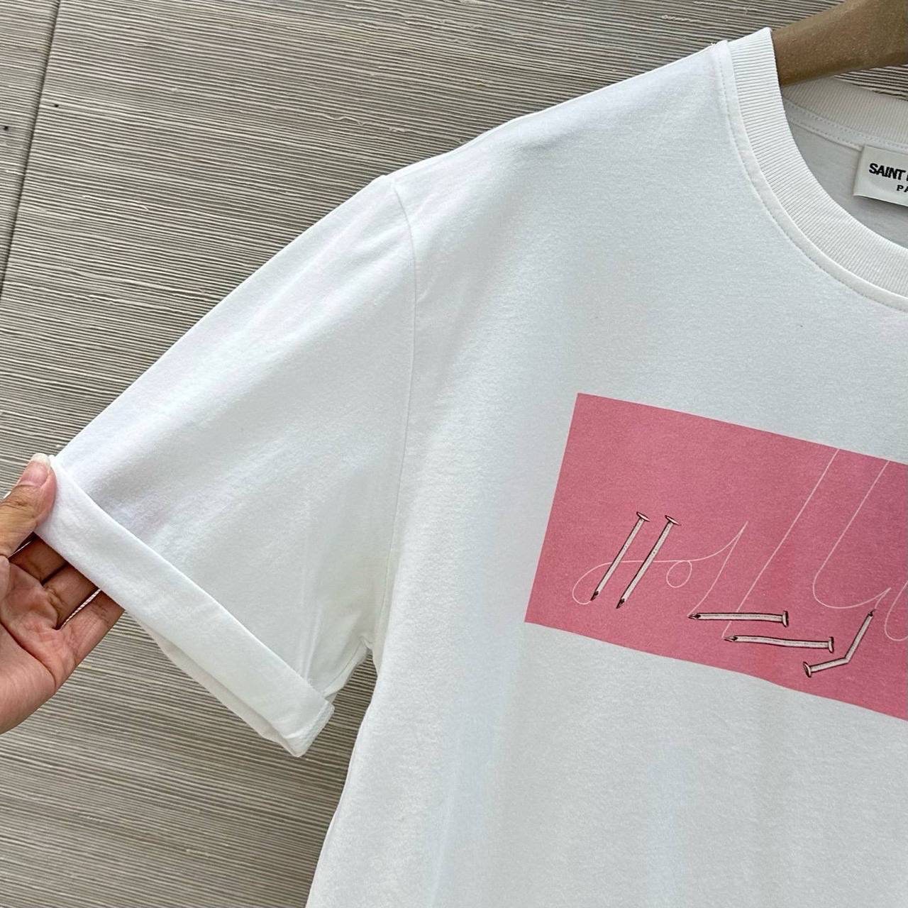 ФУТБОЛКА SAINT LAURENT детальное фото
