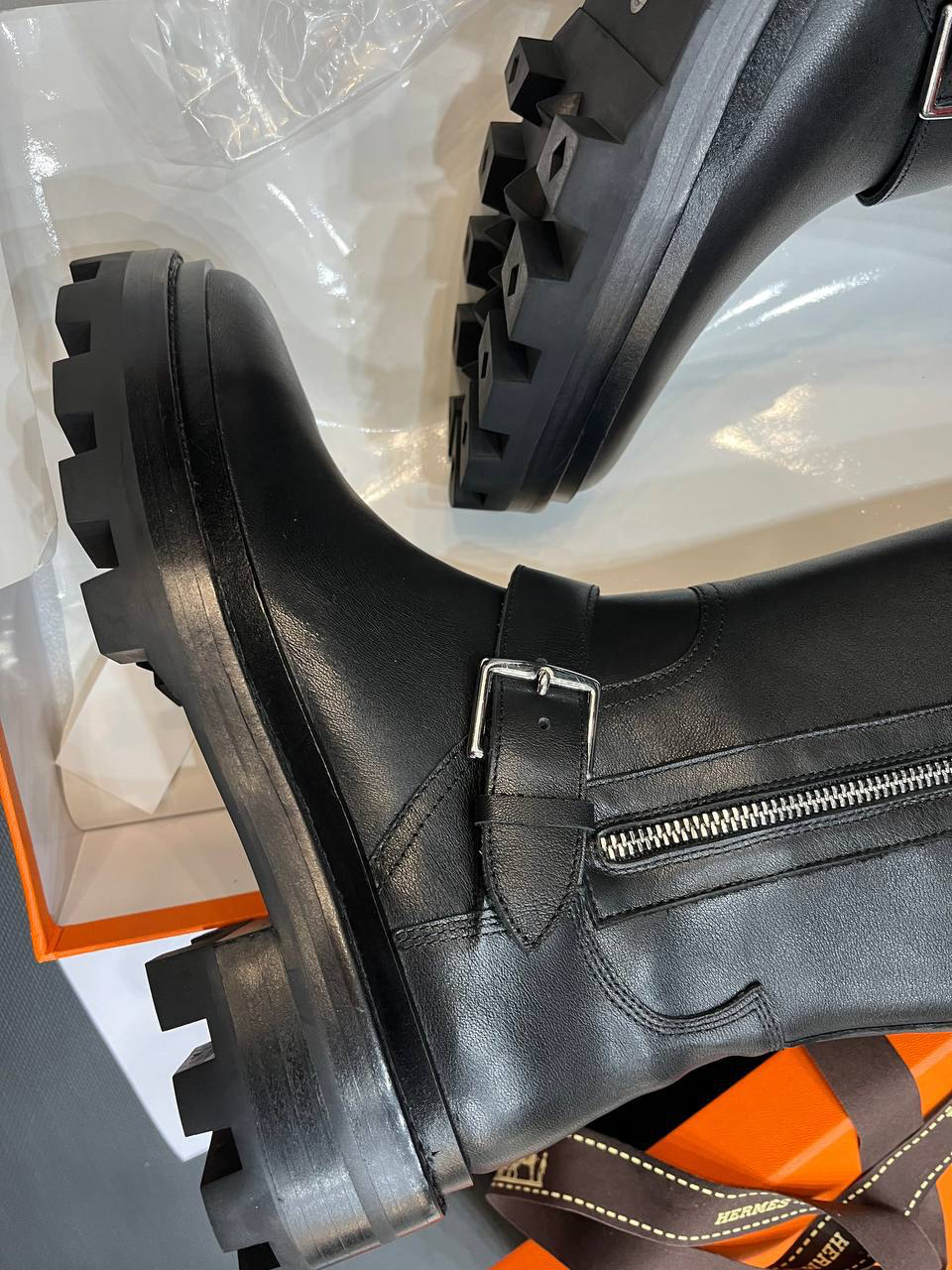 САПОГИ HERMES детальное фото