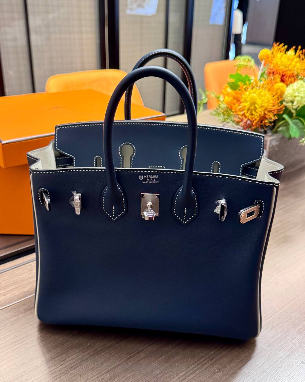 СУМКА HERMES BIRKIN 25 SWIFT детальное фото