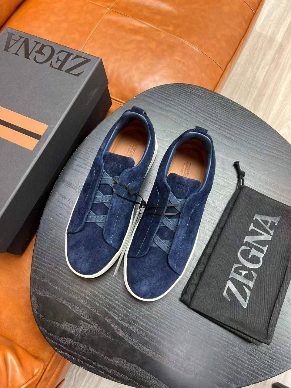МУЖСКИЕ КЕДЫ ZEGNA детальное фото