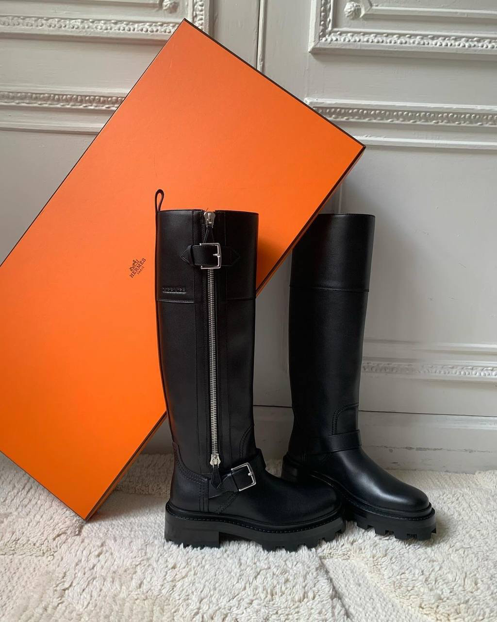 САПОГИ HERMES детальное фото