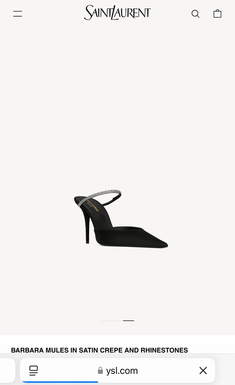 ТУФЛИ SAINT LAURENT детальное фото