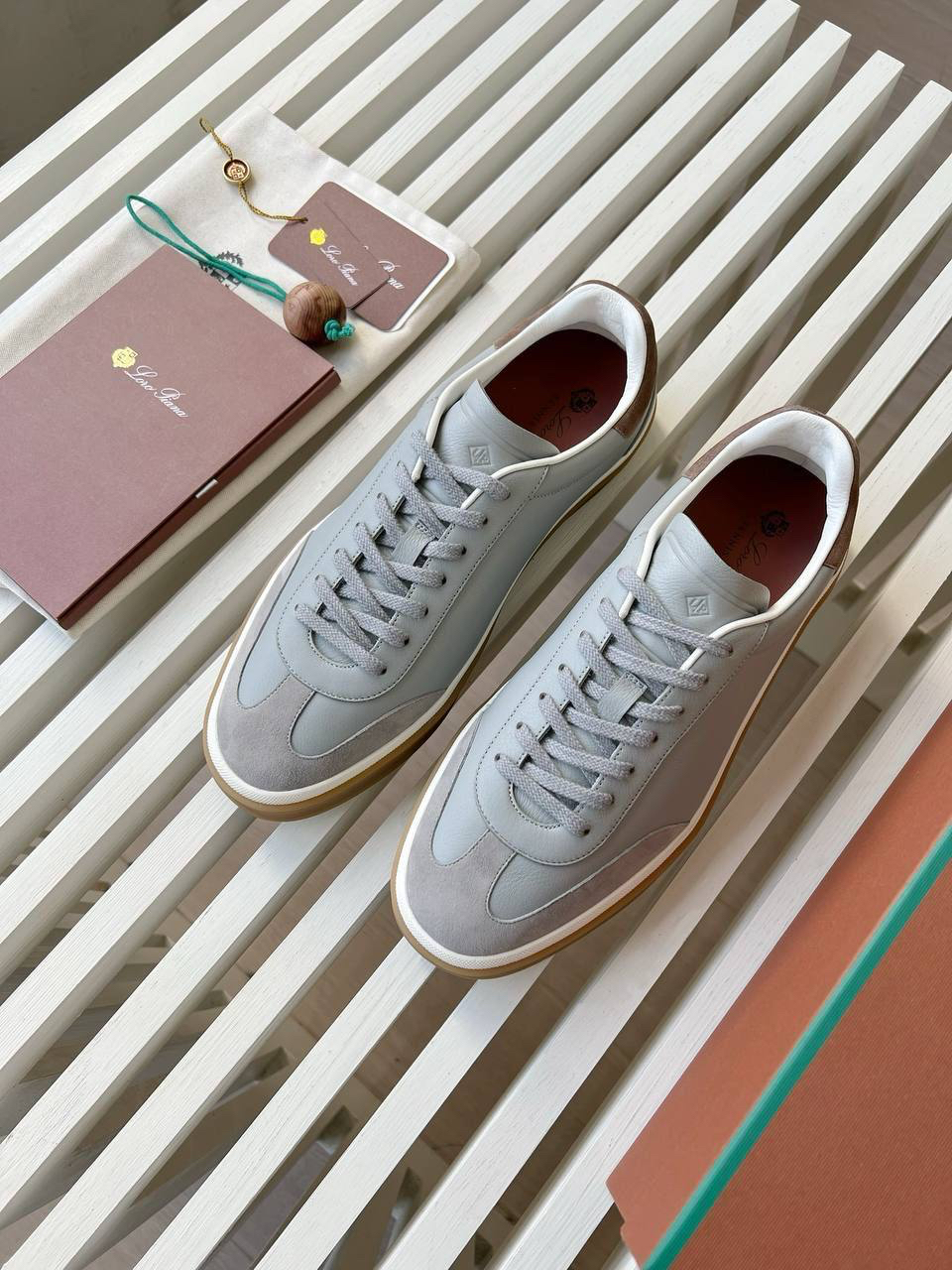 МУЖСКИЕ КЕДЫ LORO PIANA детальное фото