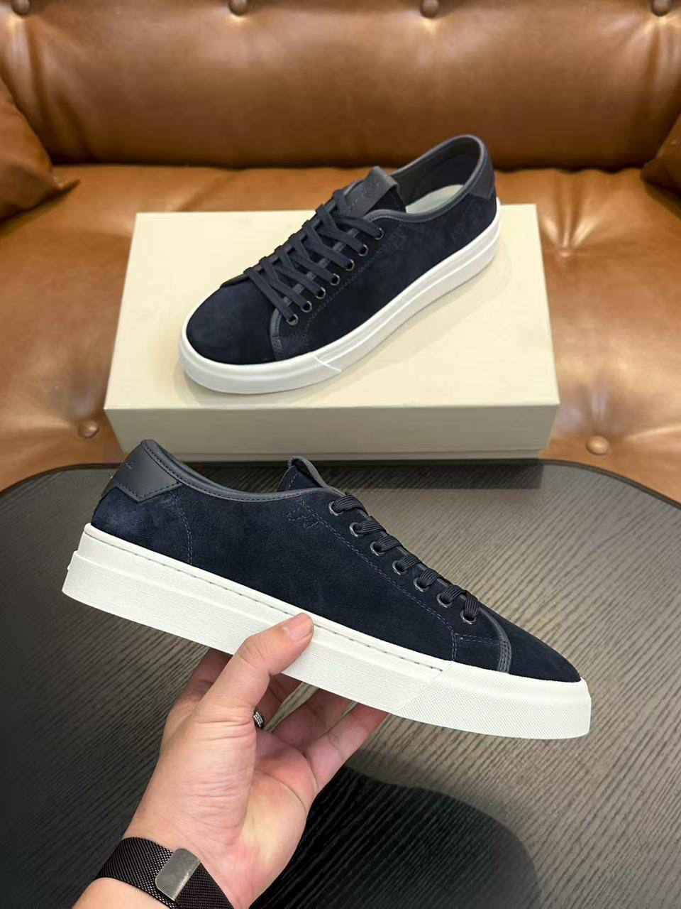 МУЖСКИЕ КЕДЫ SANTONI детальное фото