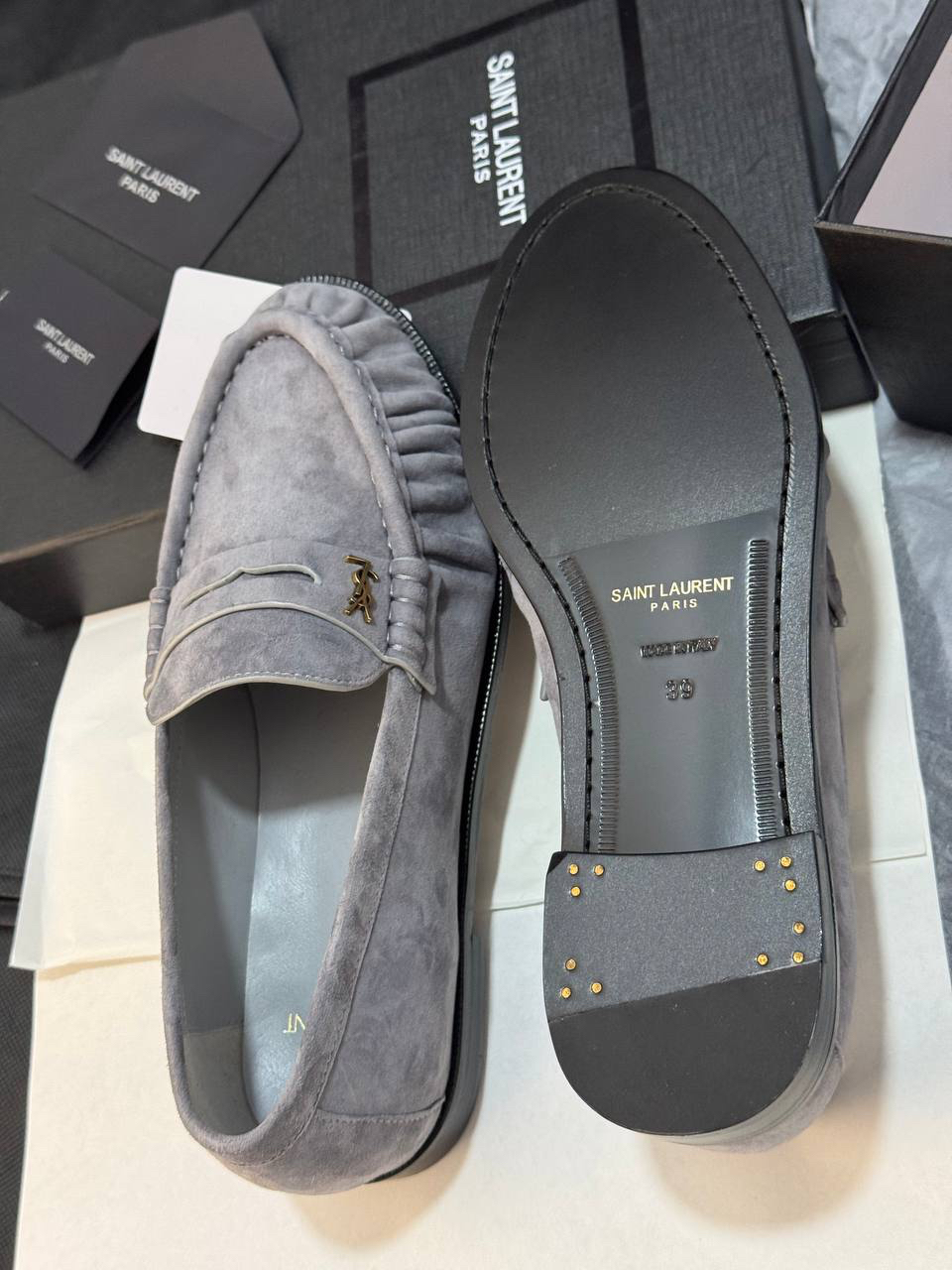 ЛОФЕРЫ SAINT LAURENT детальное фото