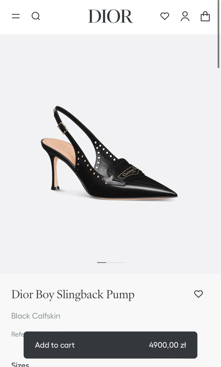 ТУФЛИ CHRISTIAN DIOR детальное фото