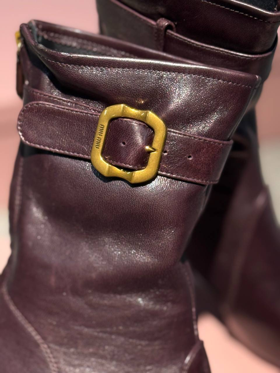 САПОГИ MIU MIU детальное фото