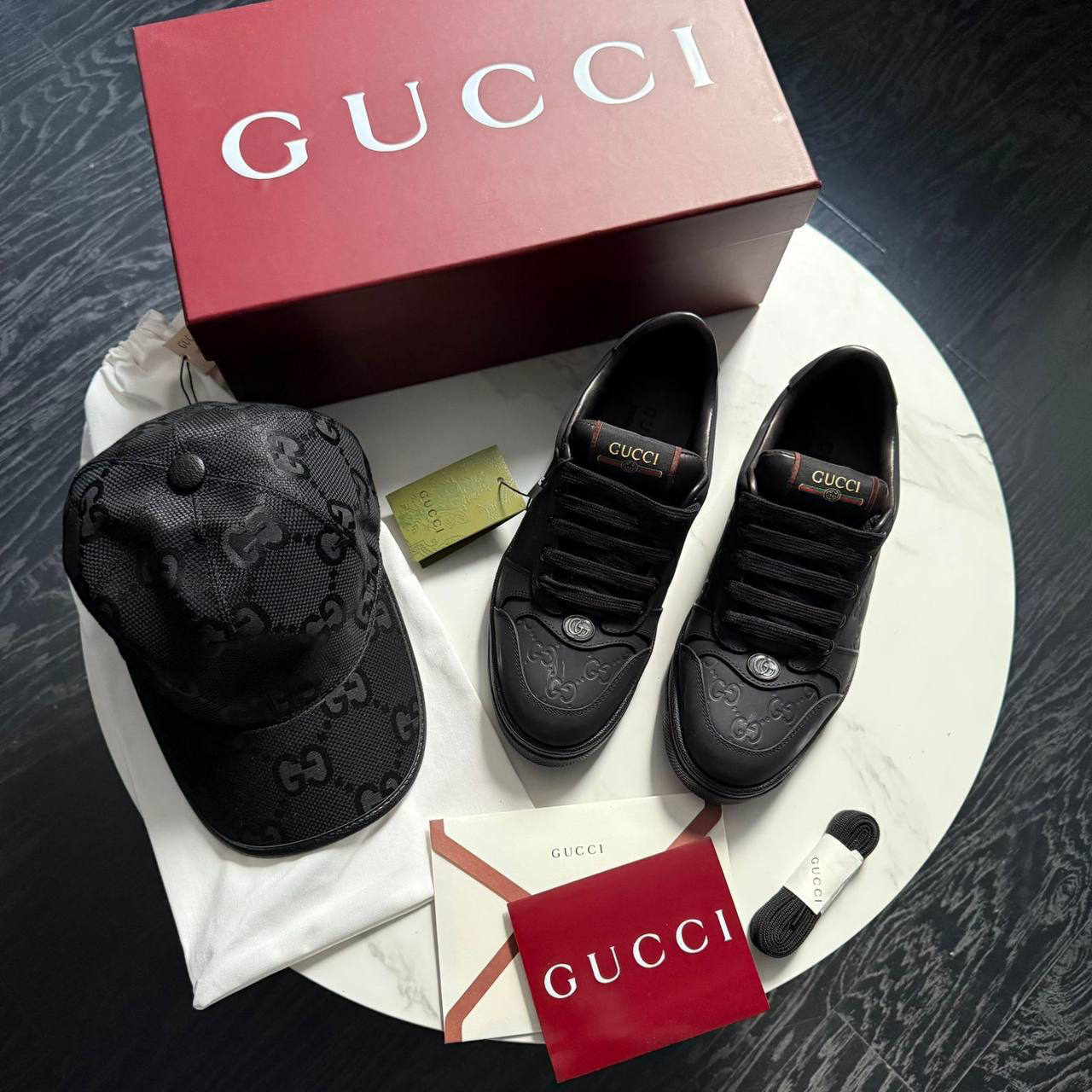 МУЖСКИЕ КЕДЫ GUCCI детальное фото