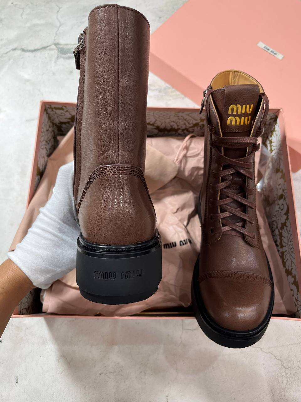 БОТИНКИ MIU MIU детальное фото