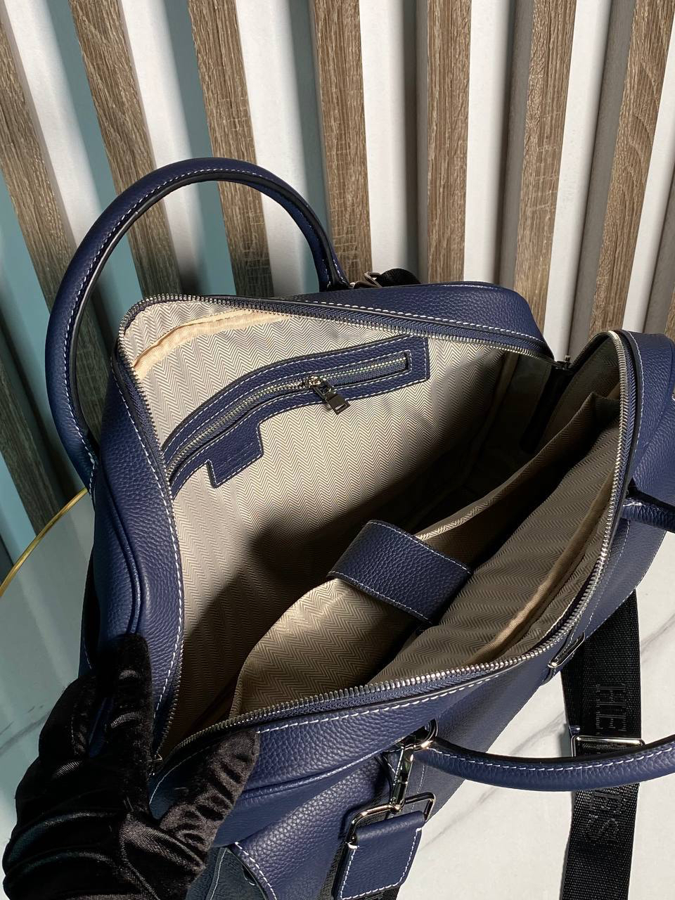 МУЖСКОЙ ПОРТФЕЛЬ HERMES детальное фото