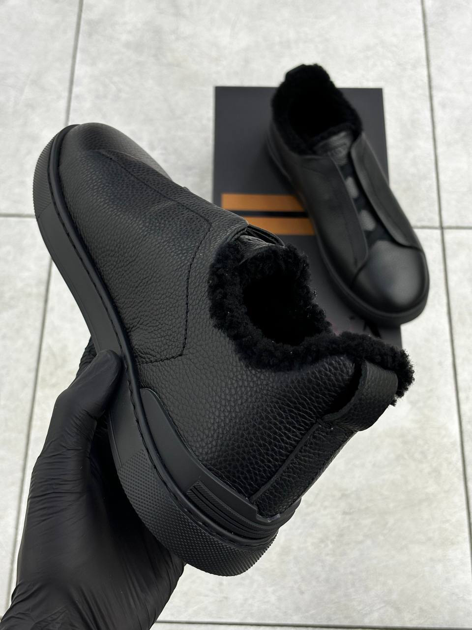 МУЖСКИЕ КЕДЫ ZEGNA детальное фото
