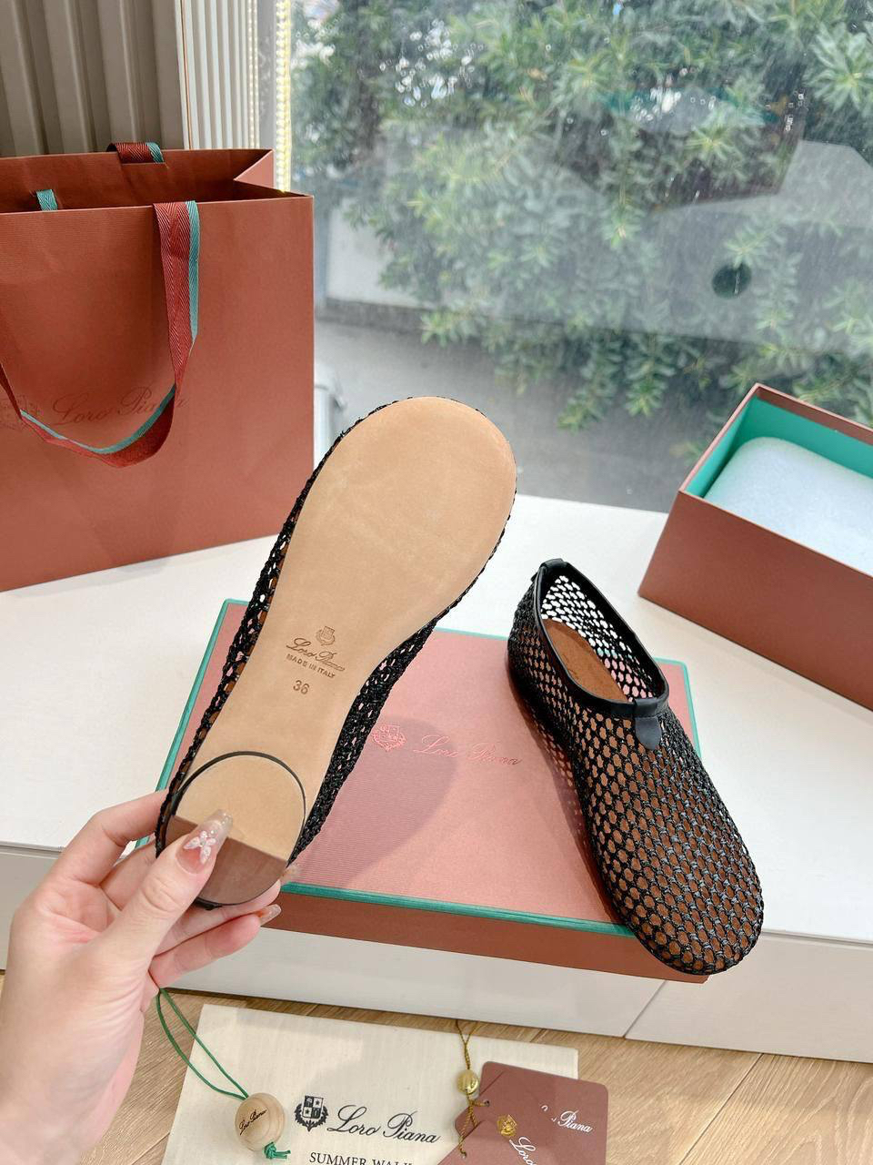 БАЛЕТКИ LORO PIANA детальное фото