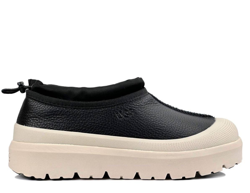 МУЖСКИЕ УГГИ UGG MEMS TASMAN HYBRID LEATHER BLACK фото