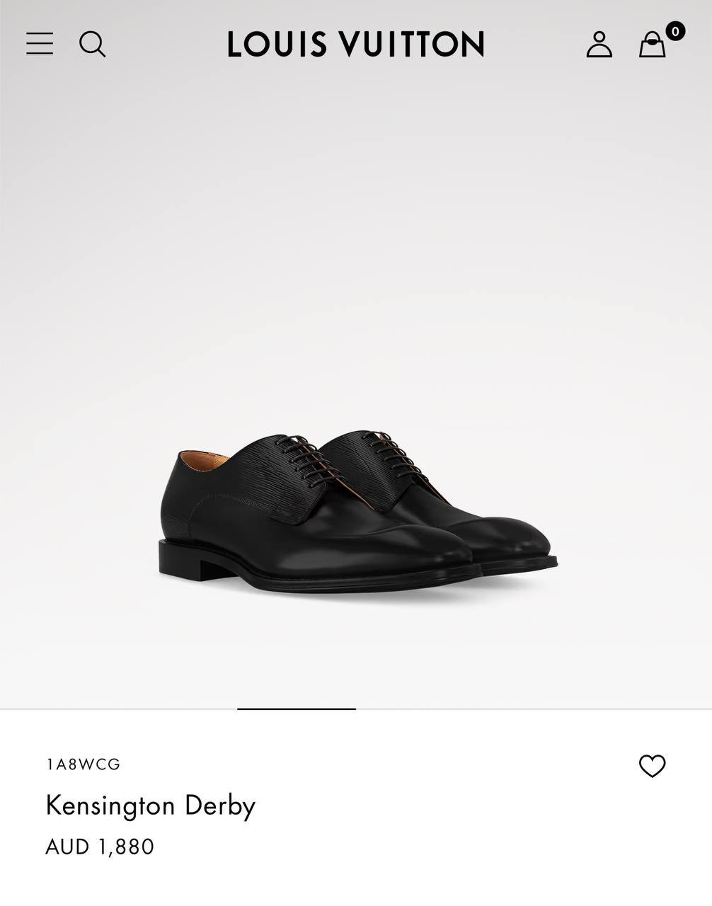 МУЖСКИЕ ТУФЛИ LOUIS VUITTON детальное фото