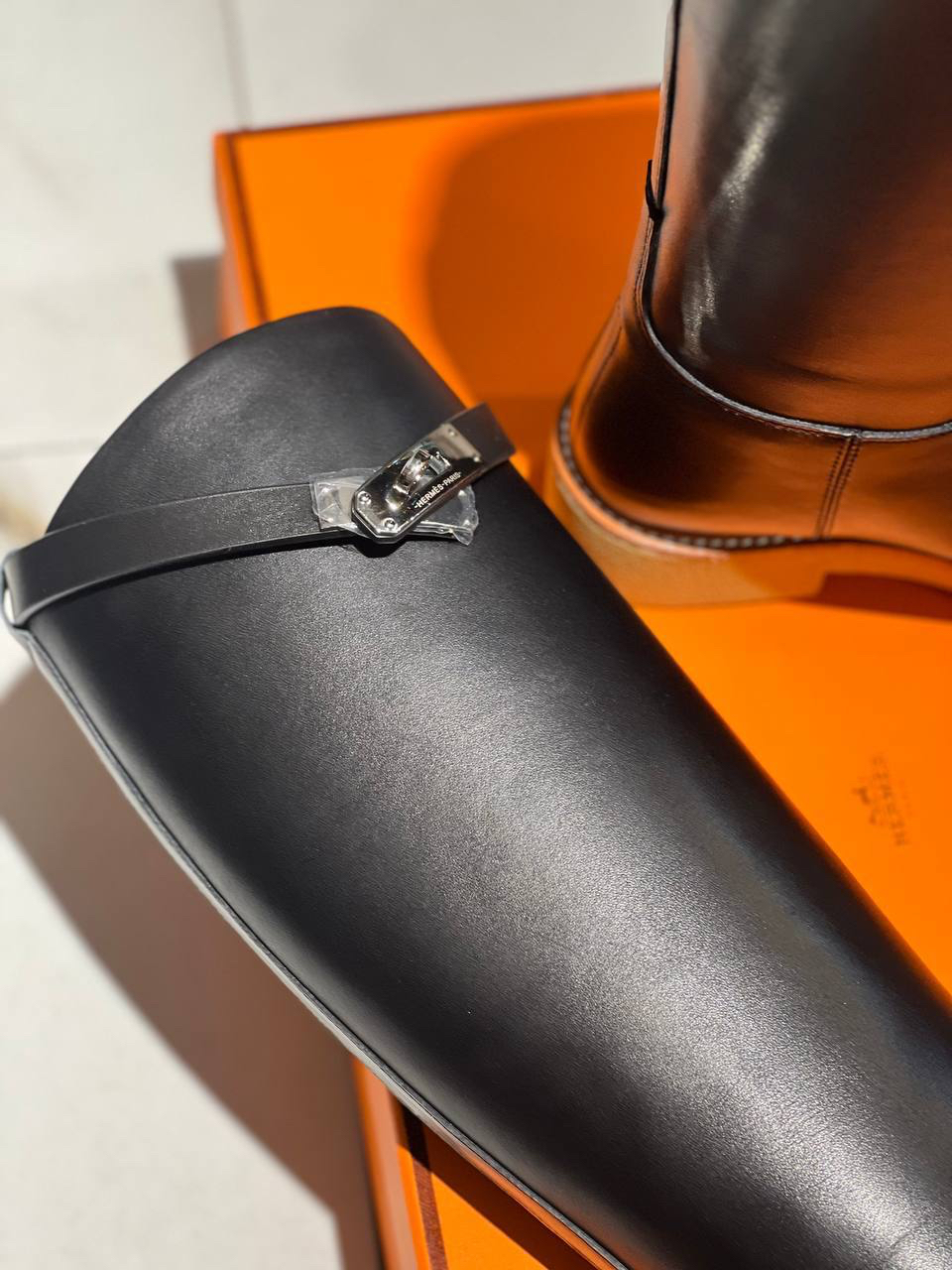 САПОГИ HERMES детальное фото