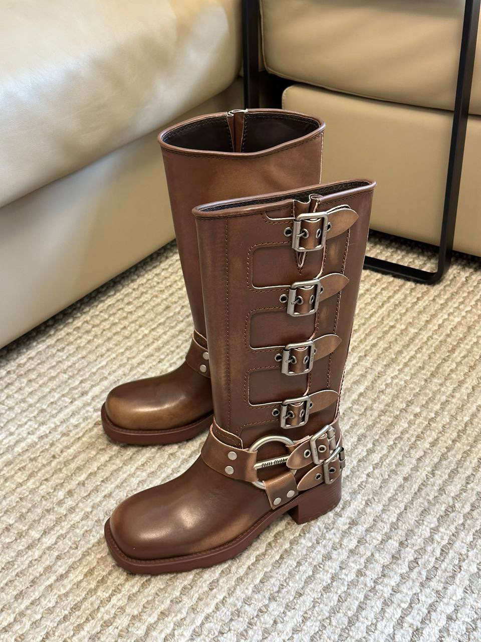 САПОГИ MIU MIU детальное фото