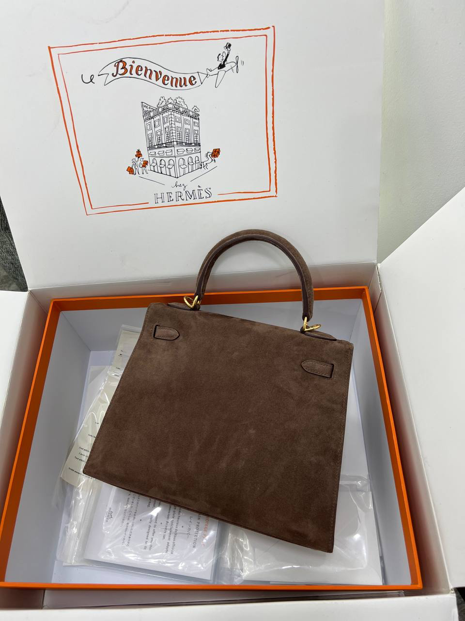 СУМКА HERMES KELLY 25 детальное фото