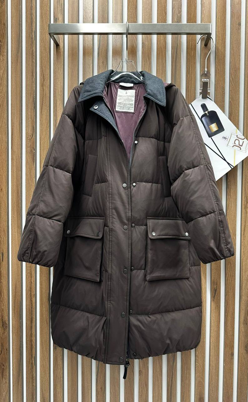 ПУХОВИК BRUNELLO CUCINELLI детальное фото